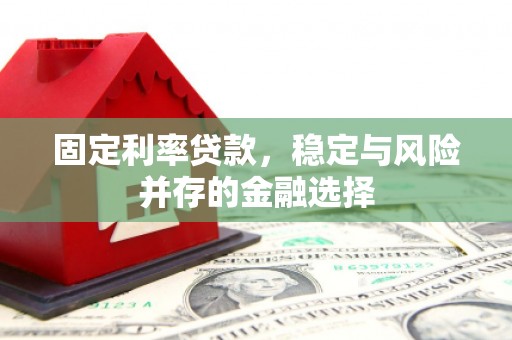 淄川固定利率贷款，稳定与风险并存的金融选择