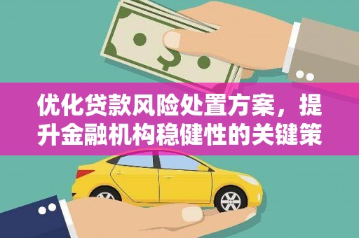 淄川优化贷款风险处置方案，提升金融机构稳健性的关键策略