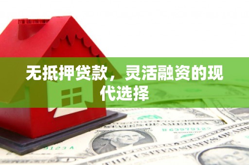 淄川无抵押贷款，灵活融资的现代选择
