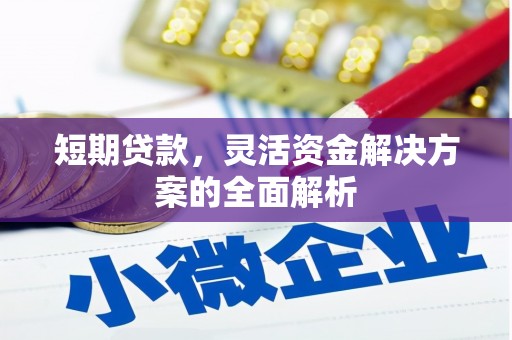 淄川短期贷款，灵活资金解决方案的全面解析